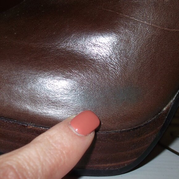 Steve Madden "Remedie" brown leather women's boots $160 size 7 1/2 M - Picture 10 of 13